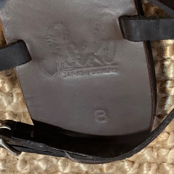 Sseko Chocolate Brown T-Strap Sandal - Picture 2 of 3